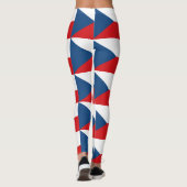 Leggings avec drapeau de Czechia (Dos)