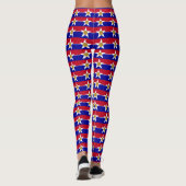 Leggings avec drapeau de Dallas City, USA (Dos)