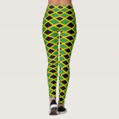Leggings avec drapeau de la Jamaïque (Dos)