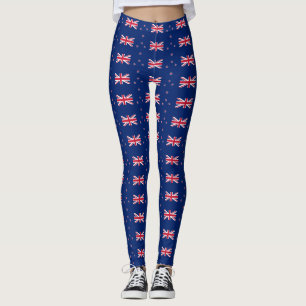 Leggings avec drapeau de la Nouvelle-Zélande