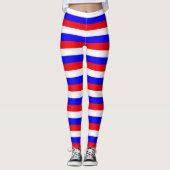 Leggings avec drapeau de la Russie (Devant)