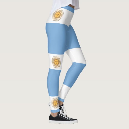Leggings avec drapeau de l'Argentine (Droite)