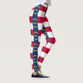 Leggings avec drapeau de l'État de Caroline du Nor (Droite)