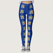 Leggings avec drapeau de l'État de New York, États (Devant)