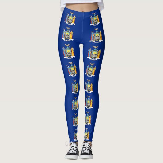 Leggings avec drapeau de l'État de New York, États (Devant)