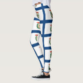 Leggings avec drapeau de l'État de Virginie Occide (Gauche)