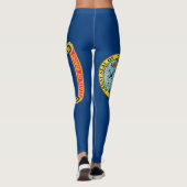Leggings avec drapeau de l'Etat d'Idaho, USA (Dos)
