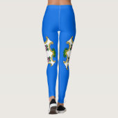 Leggings avec drapeau de l'État du Connecticut, Ét (Dos)
