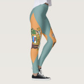 Leggings avec drapeau de l'État du Delaware, États (Droite)