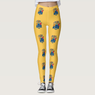 Leggings avec drapeau de l'État du New Jersey, Éta