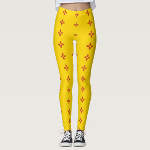Leggings avec drapeau de l'État du Nouveau-Mexique