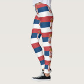 Leggings avec drapeau de Serbie (Gauche)