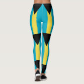 Leggings avec drapeau des Bahamas (Dos)