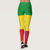 Leggings avec drapeau d'Éthiopie (Dos)