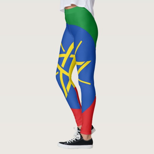 Leggings avec drapeau d'Éthiopie (Gauche)
