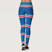 Leggings avec drapeau d'Islande (Dos)