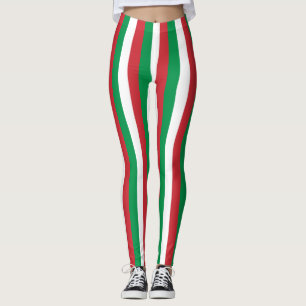 Leggings avec drapeau d'Italie