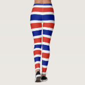 Leggings avec drapeau du Costa Rica (Dos)
