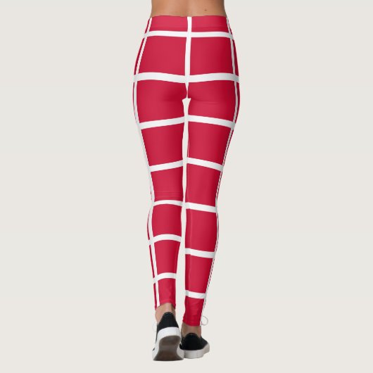 Leggings avec drapeau du Danemark (Dos)