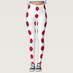 Leggings avec drapeau du Japon