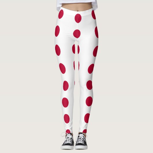 Leggings avec drapeau du Japon (Devant)