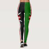 Leggings avec drapeau du Kenya (Dos)