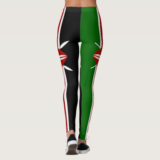 Leggings avec drapeau du Kenya (Dos)