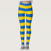 Leggings avec drapeau d'Ukraine (Devant)