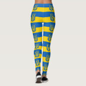 Leggings avec drapeau d'Ukraine (Dos)