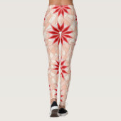 Leggings avec l'art chaud rouge (Dos)