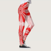 Leggings avec l'art chaud rouge (Droite)