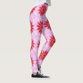 Leggings avec l'art chaud rouge (Droite)