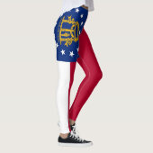 Leggings avec le drapeau de Georgia State, USA (Droite)
