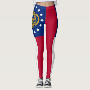 Leggings avec le drapeau de Georgia State, USA
