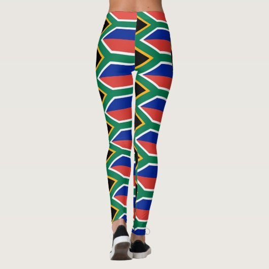 Leggings avec le drapeau de l'Afrique du Sud (Dos)