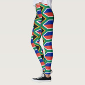 Leggings avec le drapeau de l'Afrique du Sud (Gauche)