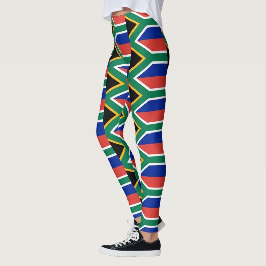 Leggings avec le drapeau de l'Afrique du Sud (Gauche)