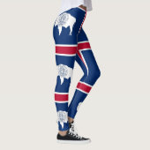 Leggings avec le drapeau de l'Etat du Wyoming, USA (Droite)