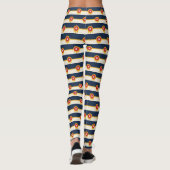 Leggings avec le drapeau de Tulsa, Oklahoma (Dos)