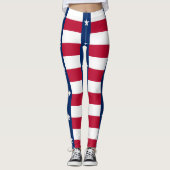 Leggings avec le drapeau du Texas, USA (Devant)