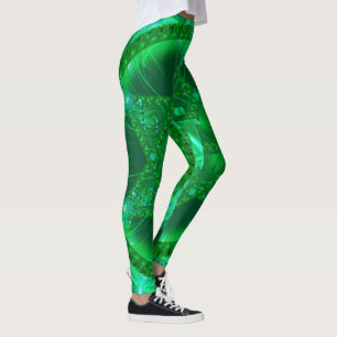 Leggings avec magnifique Mandala vert