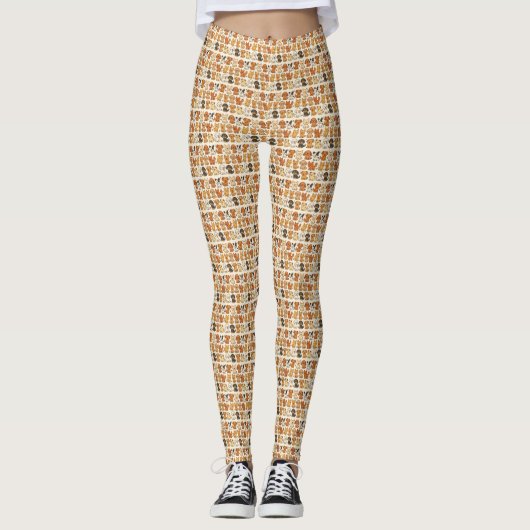 Leggings avec motif chiot (Devant)