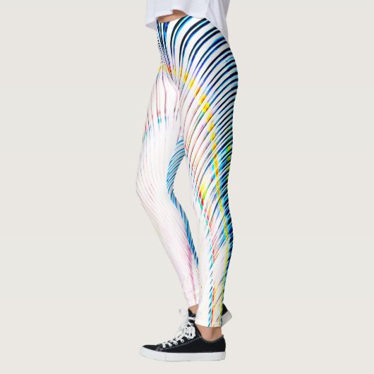 Leggings avec motif de tableau coloré (Gauche)