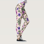 Leggings avec un motif floral vibrant (Droite)