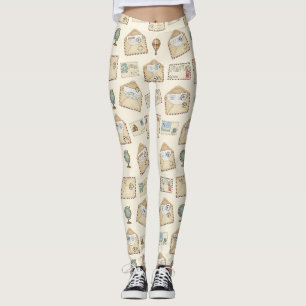 Leggings Aventure de courrier aérien vintage (4)