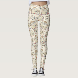 Leggings Aventure de la poste aérienne vintage (3)