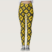 Leggings Avertissement de sorcière Halloween (Devant)