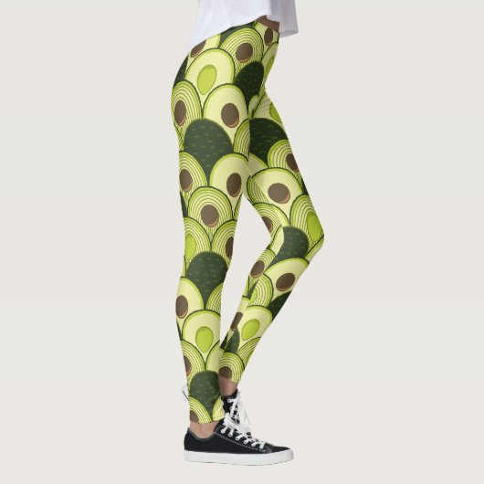 Leggings avocats dans des guêtres d'art déco (Droite)