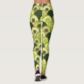Leggings avocats dans des guêtres d'art déco (Dos)
