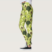 Leggings avocats dans des guêtres d'art déco (Gauche)